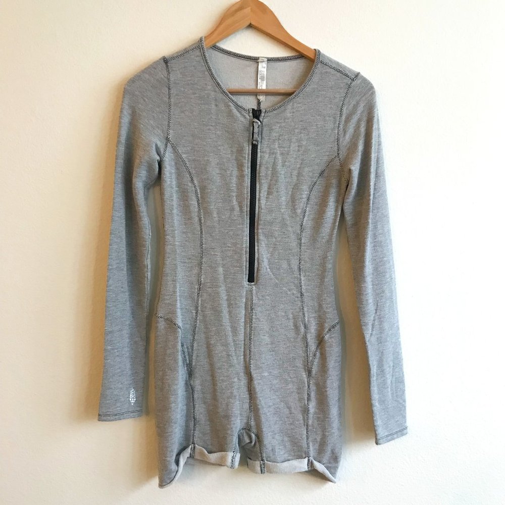 FP Free People Movement Soft Jersey Bodysuit Romper Size S Small